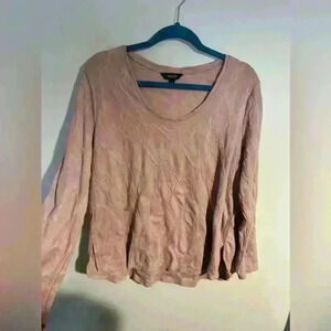 Women’s simple Vera wang pink top XL